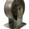 Rodaja Hierro Fija Rueda De 5"X 2" Capacidad 400 Kg