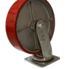 Rodaja Pu Centro De Fierro Giratoria Rueda De 8" X 2" Cap